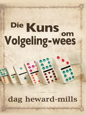 cover image of Die Kuns om Volgeling-Wees